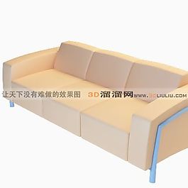 3D三人沙發(fā)模型