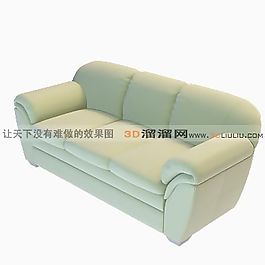 3D三人沙發(fā)模型