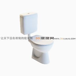 3D坐便器模型