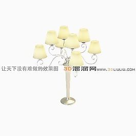3D臺(tái)燈模型