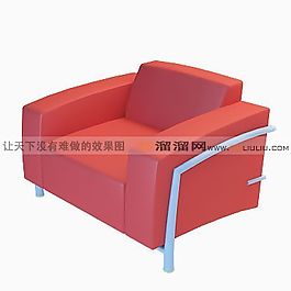 3D單人沙發(fā)模型