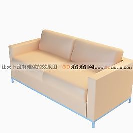 3D雙人沙發(fā)模型
