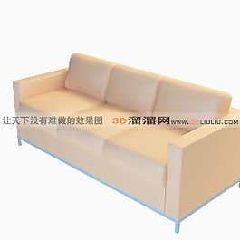 3D三人沙發(fā)模型