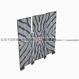 3D屏風(fēng)模型