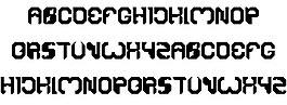 古怪的字體