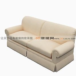 3D雙人沙發(fā)模型
