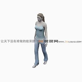 3D女人模型