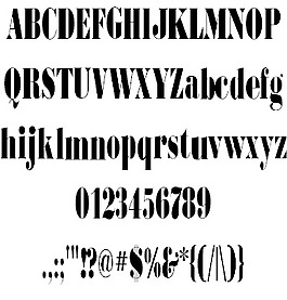 bodoniultraflfcond字體