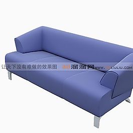 3D三人沙發(fā)模型