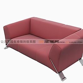 3D雙人沙發(fā)模型