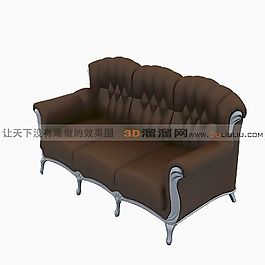 3D三人沙發(fā)模型