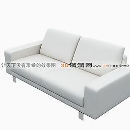 3D雙人沙發(fā)模型
