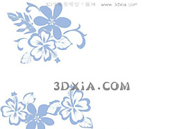 藍(lán)色的花瓣的壁紙，壁紙，裝飾墻貼，