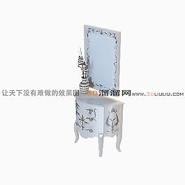 3D梳妝臺(tái)模型