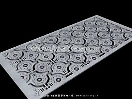 中國式的雕刻屏風，屏風，中式家具，