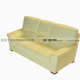 3D三人沙發(fā)模型