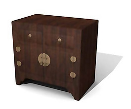 华艺，柜，橱柜，家具，中国，模型