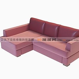 3D多人沙發(fā)模型