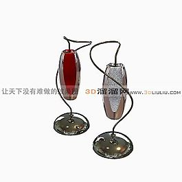 3D臺(tái)燈模型