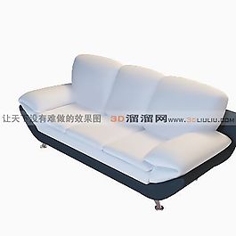 3D三人沙發(fā)模型