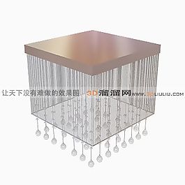 3D水晶吊燈模型
