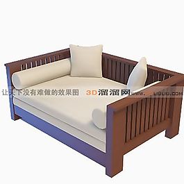 3D雙人沙發(fā)模型