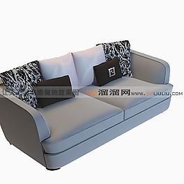 3D雙人沙發(fā)模型