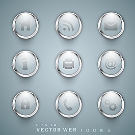 3D Web郵件圖標集