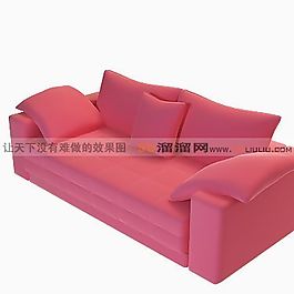 3D雙人沙發(fā)模型