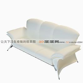 3D三人沙發(fā)模型