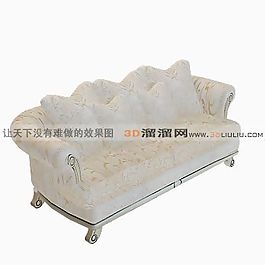3D三人沙發(fā)模型