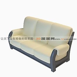 3D三人沙發(fā)模型