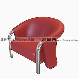 3D單人沙發(fā)模型