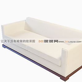 3D雙人沙發(fā)模型