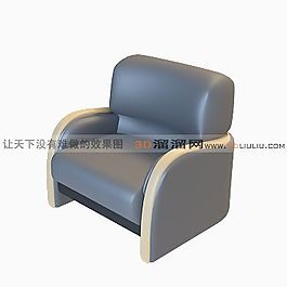3D單人沙發(fā)模型