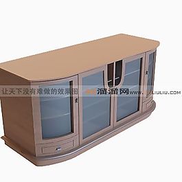 3D矮柜模型