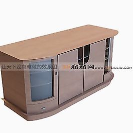 3D矮柜模型