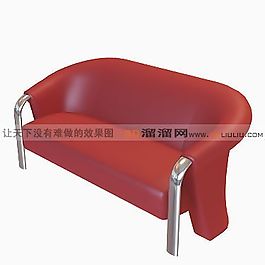 3D多人沙發(fā)模型