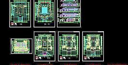三層商業(yè)會所框架結(jié)構(gòu)建筑施工圖