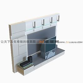 3D電視墻模型