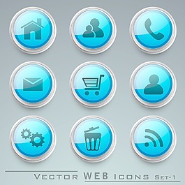 3D Web郵件圖標集