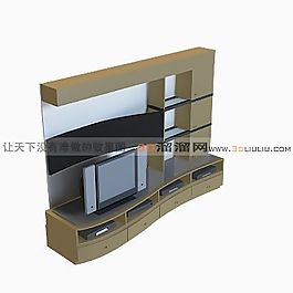 3D電視墻模型