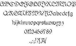 bauernfraktur字體