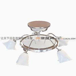 3D吸頂燈模型