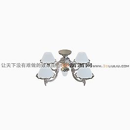 3D歐式吊燈模型