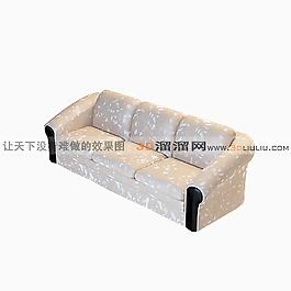 3D三人沙發(fā)模型