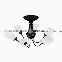 3D吸顶灯模型