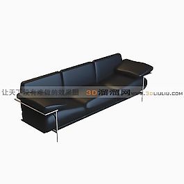 3D三人沙發(fā)模型