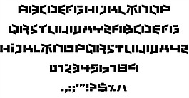 疯人院混音的字体