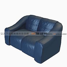 3D雙人沙發(fā)模型
